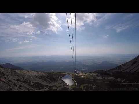 Lanovka Tatranská Lomnica - Lomnický štít - Skalnaté pleso - Vysoké Tatry.