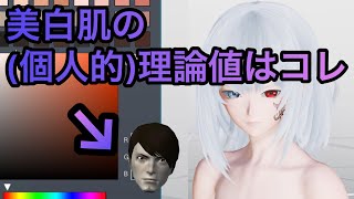【#PSO2NGS】肌の設定の旅に終わりを！キャラクリオススメ美白肌設定！