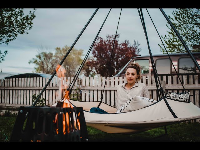 Hangout Pod - the family hammock bed designed for maximum comfort, minimum effort... & ultimate fun!