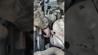 replacing belt on 2009 kia spectra ex.