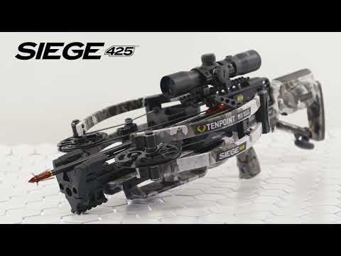 TenPoint Siege 425 Ultra-Compact Crossbow with Reverse-Draw Design and S1 Trigger (Vektra)