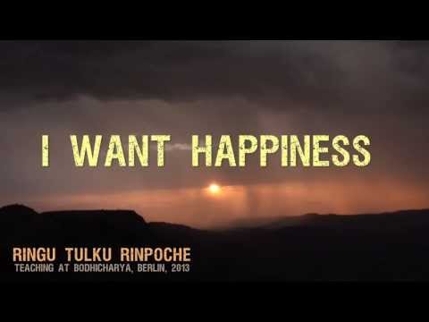 • I WANT HAPPINESS by RINGU TULKU RINPOCHE •