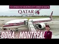 Qsuite to Canada | Qatar Airways Business Class | Doha - Montreal | Boeing 777-300ER | Trip Report