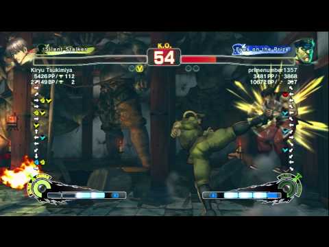 Kiryu Tsukimiya [Guy] Vs primenumber1357 [M.Bison] SSF4 Arcade Edition 2012 720 HD