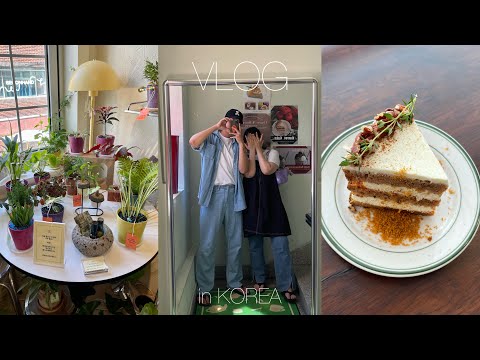 [Vlog coreano] Um feriado para passear por Jeonpo em Seomyeon, Busan 🇰🇷 / Recomendado para uma viagem a Busan! Minha loja favorita onde você pode comprar produtos coreanos/Taura Café🍰/Comida tailandesa comida na Coreia/Brunch com compota de pêssego🍑
