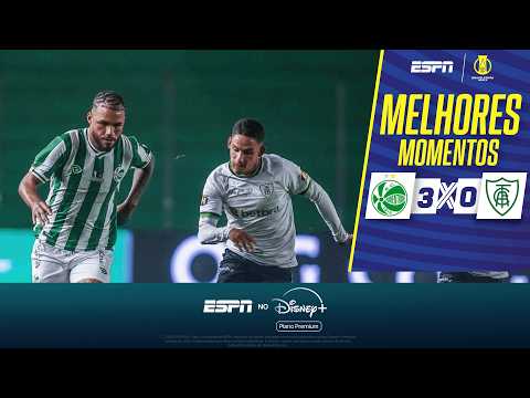 Gols e lances de Juventude-RS x América-MG