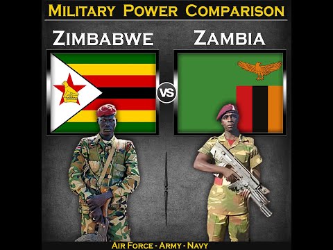 Zimbabwe vs Zambia Military Power Comparison 2023 | Global Power
