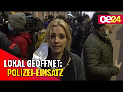 Lokal geöffnet: Polizei-Einsatz bei Wut-Wirtin