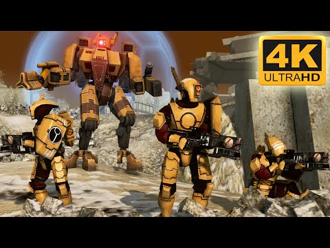 REAL FIREPOWER! Tau Empire vs Space Marines - Men of War: Warhammer 40k Mod (4K)