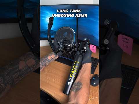 Lung Sub-Mask satisfying set up 🤿 #asmr #asmrsounds #satisfying #unboxing #setup #diving #ocean