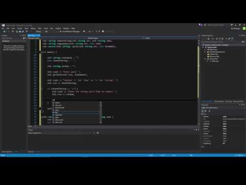 C Split And Remove String Remove Character Tutorial