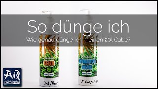 SO DÜNGE ICH MEIN BECKEN | Estimative Index Düngung im 20l Nano Cube | BEST PRACTISE | AquaOwner