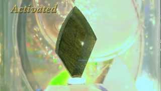 preview picture of video 'Polished Diamond Shaped Moldavite Gem'