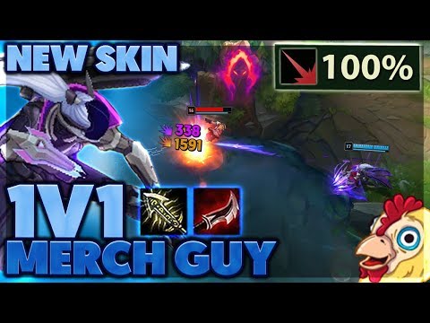 BUNNYFUFUU VS MERCH GUY | 100% CRIT | NEW PROJECT VAYNE SKIN - BunnyFuFuu
