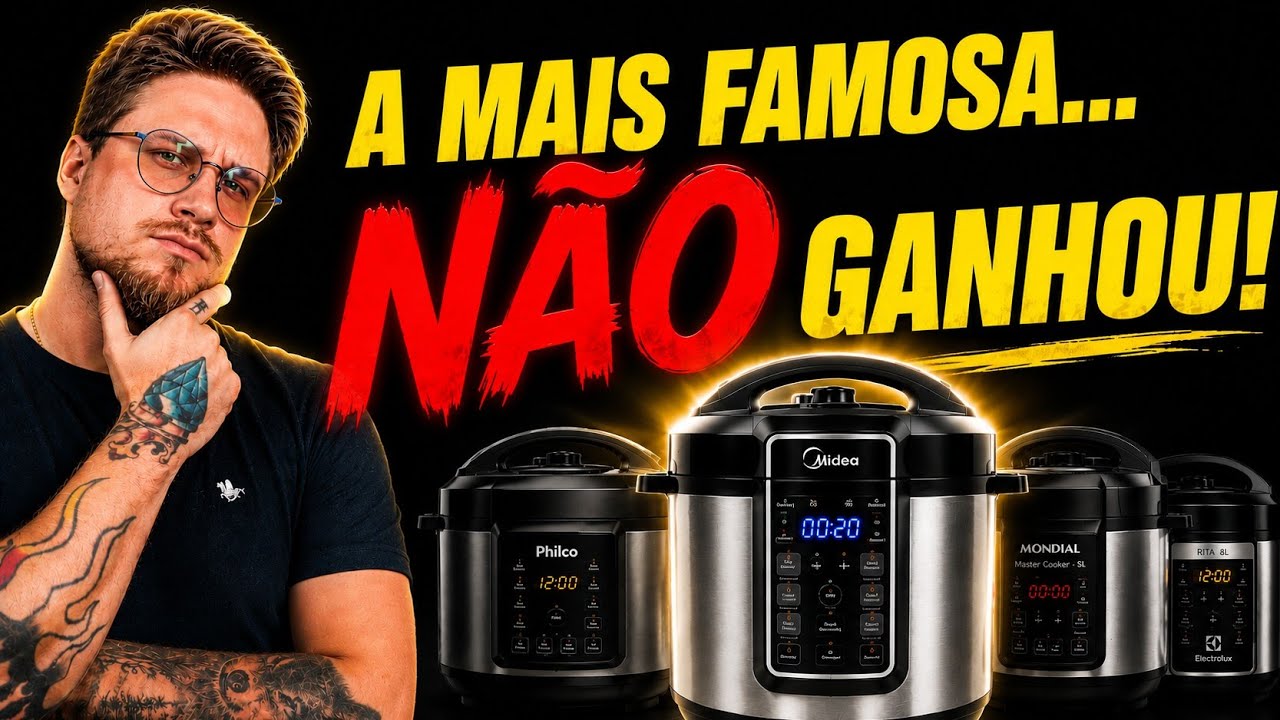 Miniatura da avaliação em vídeo de Panela de Pressão Mecânica Midea 4L 127V