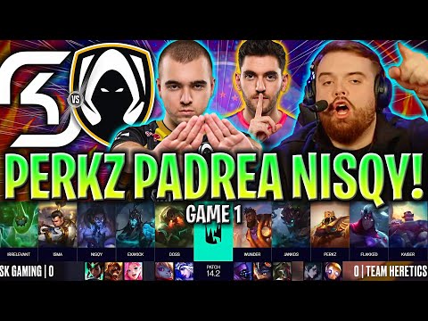 IBAI CASTEA A PERKZ CON NISQY DE HIJO! - SK vs TH GAME 1 LEC INVIERNO PLAYOFFS 2024 ESPAÑOL LVP