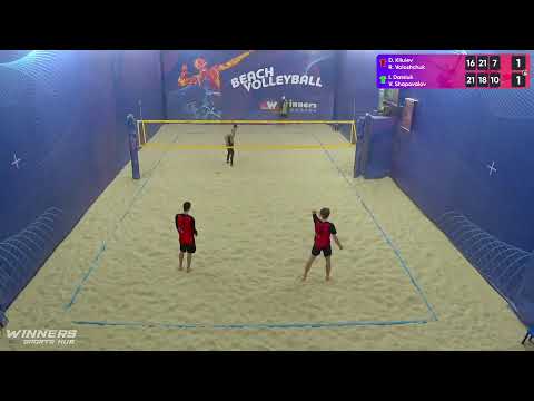 22:10 D. Kliuiev / R. Voloshchuk - I. Datsiuk / V. Shapovalov 16.01.2023 | Winners Beach Volleyball