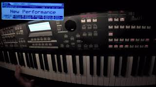 Yamaha MOXF All about Performance building tutorial.