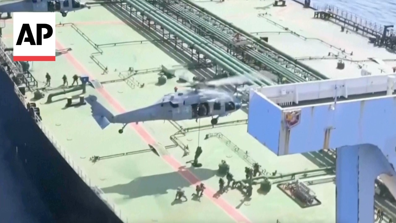 Video | US military says it seizes another oil tanker associated with Iran