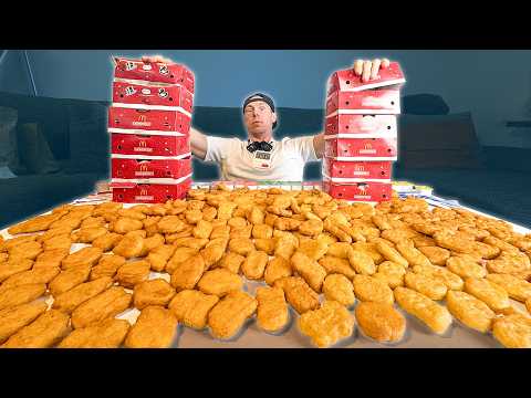 Will I fail the 240 Chicken McNuggets & 11,000-calorie McDonald's Challenge? 🥵🍗