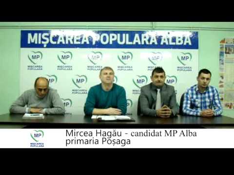 Mircea Hagău - candidat MP Alba - Primaria Poșaga