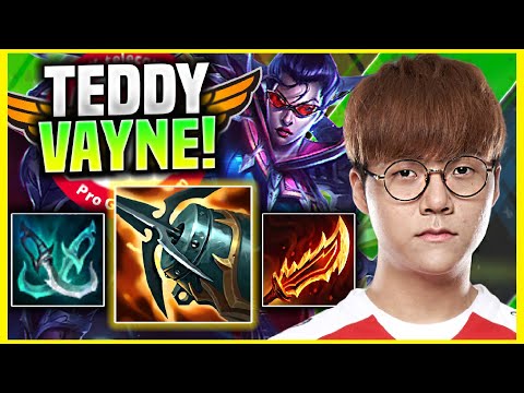 TEDDY IS SO GOOD WITH VAYNE! - T1 Teddy Plays Vayne ADC vs Samira! | Season 11