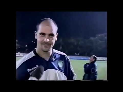 GOLEIRO MARCOS FALA ANTES DA DISPUTA DE PENALTI PALMEIRAS X SAO CAETANO OITAVAS LIBERTADORES 2001