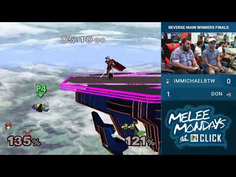 Immichaelbtw vs Don  — Singles Winners Finals — Melee Mondays at Click #52