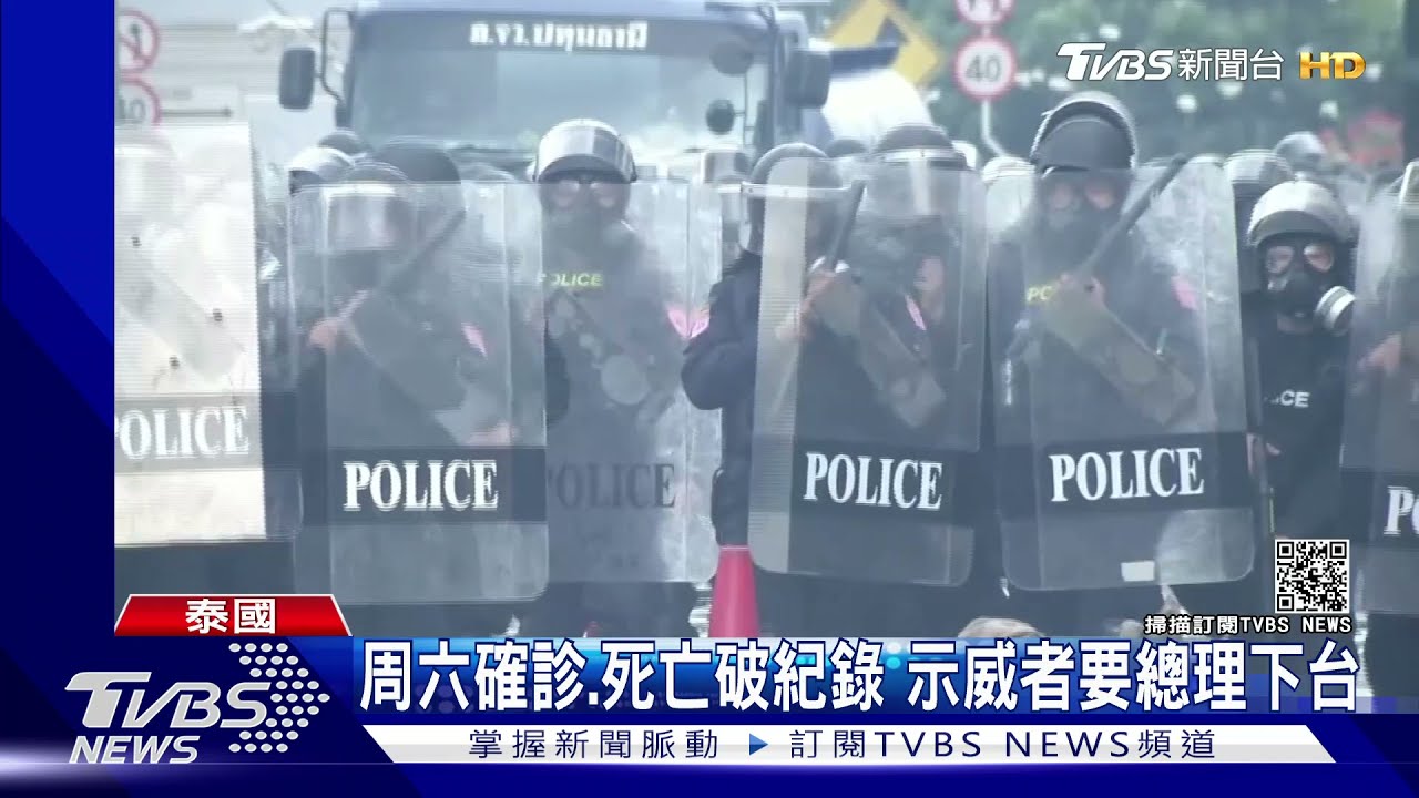 不滿政府防疫不力 曼谷千人上街與警爆衝突