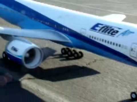 E-flite Super Airliner 777 DF ARF Electric RC Plane Eflite Airliner