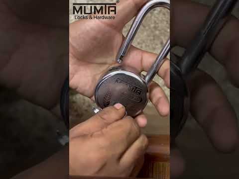 50mm long shackle round padlock