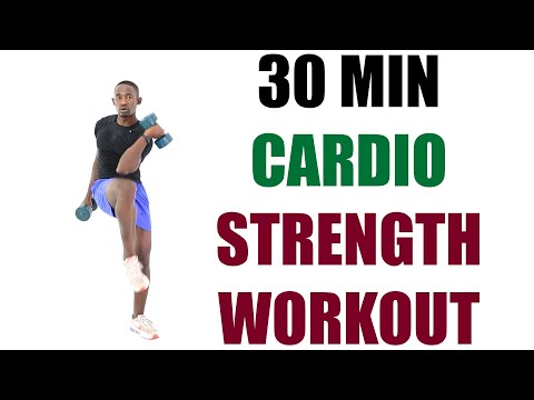 30 Minute Dumbbell Strength Training for Fat Loss Full Body Workout  250 Calories 
