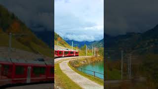 Switzerland, Railway 🇨🇭 - by drone 4K Ultra HD (60fps)