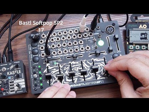 Bastl Softpop SP2 Jam 17 (with KASTLE and PO-12 rhythm)