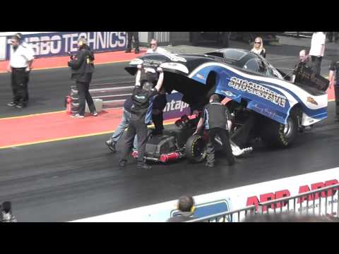 Santa Pod Main Event 2013 - Top Fuel FC Gordon Smith V John Spuffard