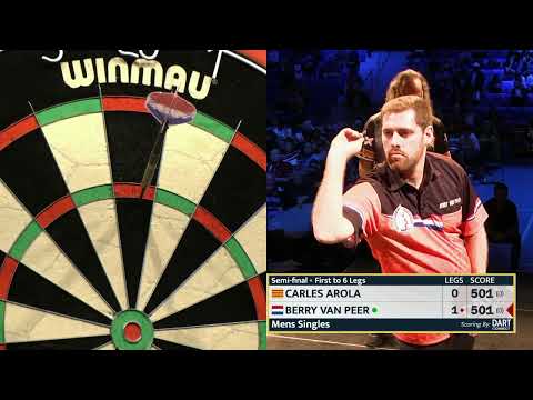 WDF World Cup 2023 - Mens Singles Semi final - Carles Arola vs Berry Van Peer