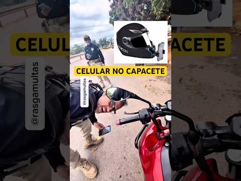 CELULAR NO CAPACETE - É PROIBIDO?