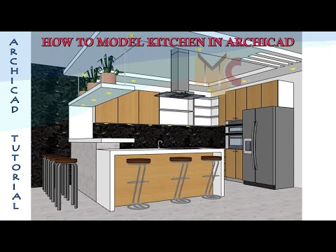 Hot to Model Kitchen in Archicad #graphisoft #archicad #kitchen