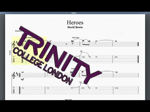 Heroes (2012 Syllabus) Trinity Grade 4 Guitar