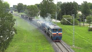Тепловоз 2ТЭ116-1034 на ст. Йыгева / 2ТE116-1034 at Jõgeva station