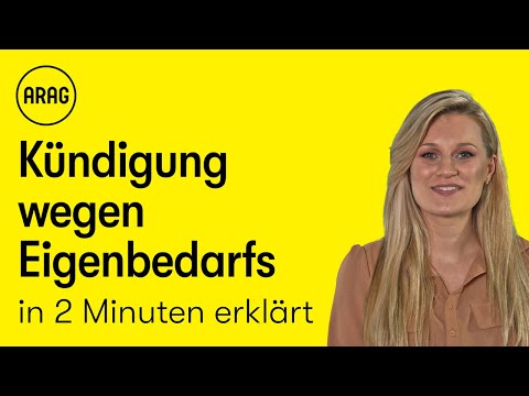 Kündigung wegen Eigenbedarfs: Was du wissen musst!