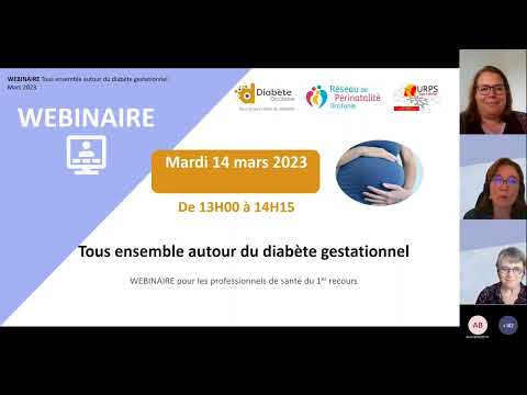 Webinaire Tous ensemble autour du diabète gestationnel -14 mars 2023