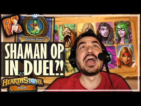 SHAMAN IS INSANE IN DUEL MODE! - Hearthstone Duels