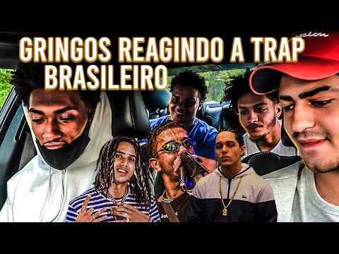 GRINGOS REAGINDO A TRAP BRASILEIRO! 🇧🇷 🇺🇸(NGC DADDY, SIDOKA E MAIS!)
