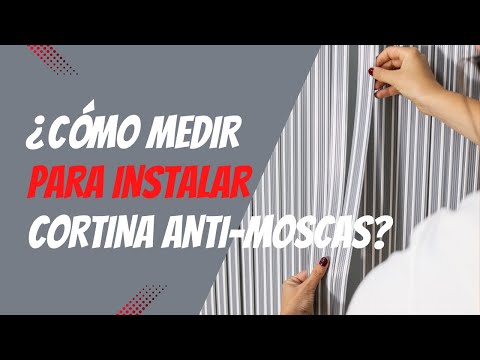 Cómo Tomar Medidas para Cortina Anti-Moscas (Dentro y Fuera de Hueco)