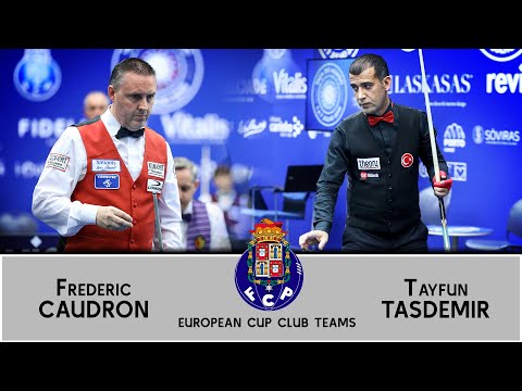 3-Cushion European Cup by teams - Frédéric Caudron vs Tayfun Tasdemir