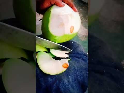 Satisfied coconut cutting😌#viral #satisfying#shorts