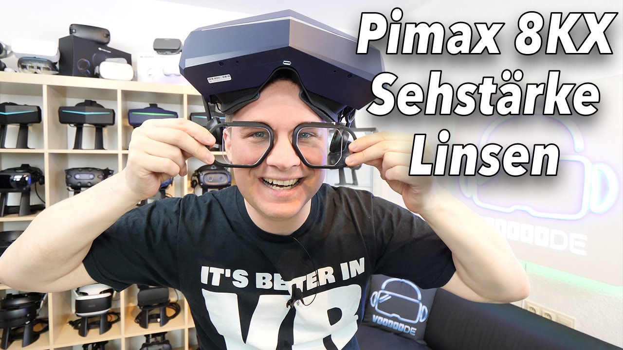 VoodooDE - Voodoo's VR Mods: Sehstärke-Linsen für die Pimax 8KX von VR Rock!