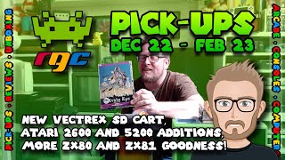 Pick ups Dec 22 - Feb 23 - Vectrex, ZX81, Atari 2600, Atari 5200 and more! #vectrex #atari5200