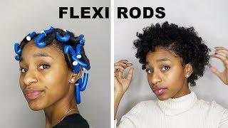 Flexi Rod Set On Short Natural Hair Free Online Videos Best